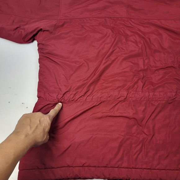 Patagonia Burgundy Ski Snowboarding Puffy Parka Vintage Jacket Size L - Picture 11 of 16